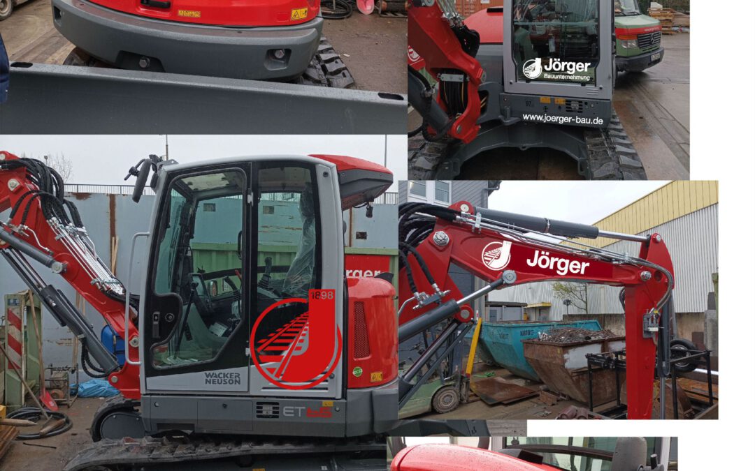 Bilder unseres neuen Kettenbagger ET65