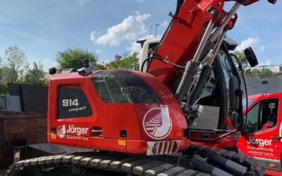 Bilder unseres neuen Kraftpakets Bagger Liebherr R914, wurde im September 2021 in Betrieb genommen