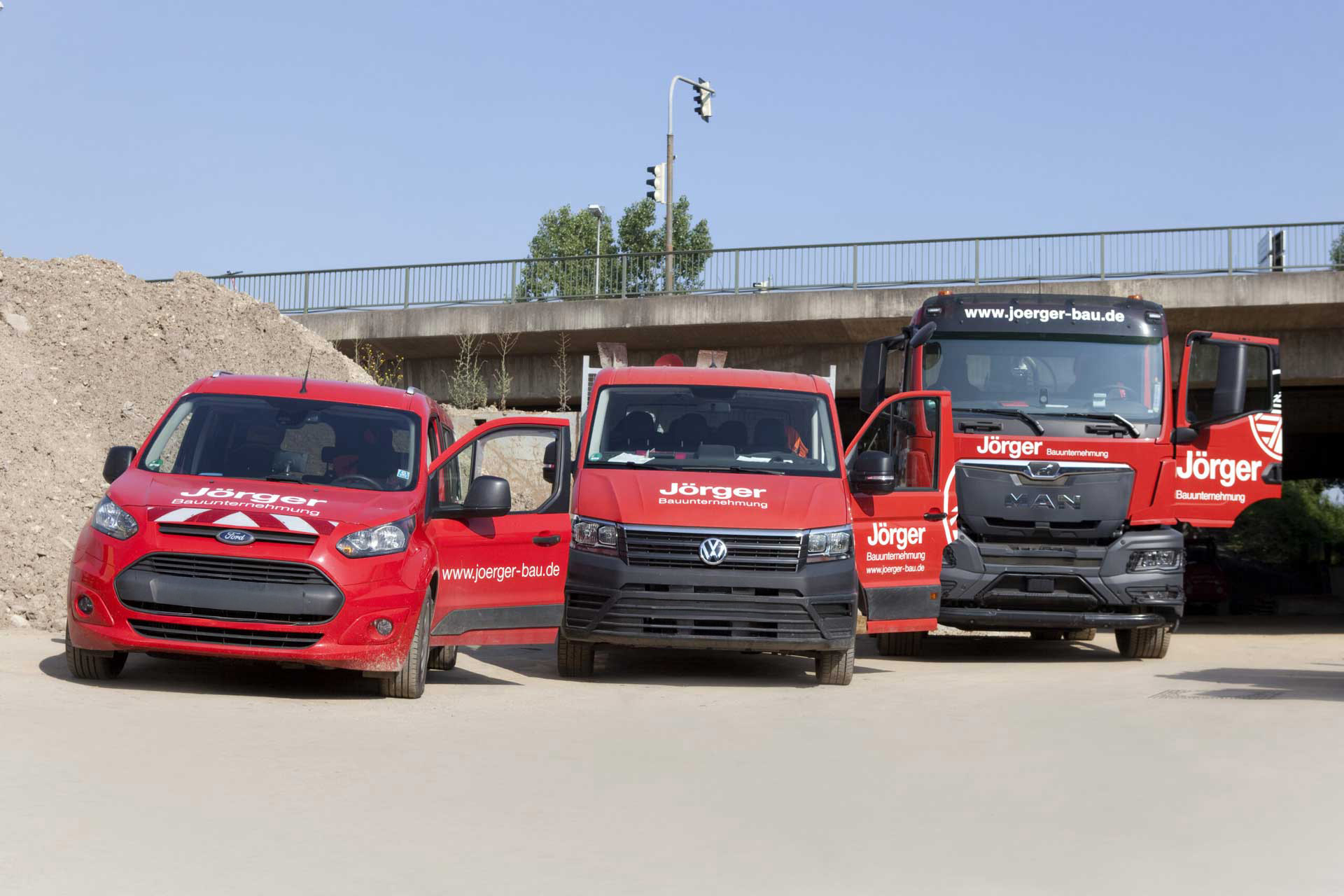 Fahrzeuge der JÖRGER BAUUNTERNEHMUNG