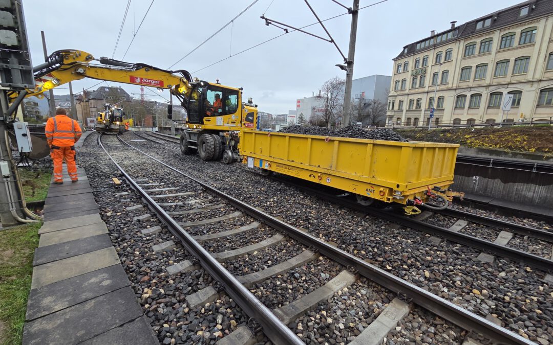 Neuer Gleisbauanhänger